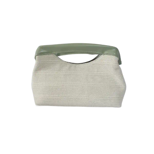 Женское каркасное элегантное вязаное крючком большое отверстие с кожаной ручкой